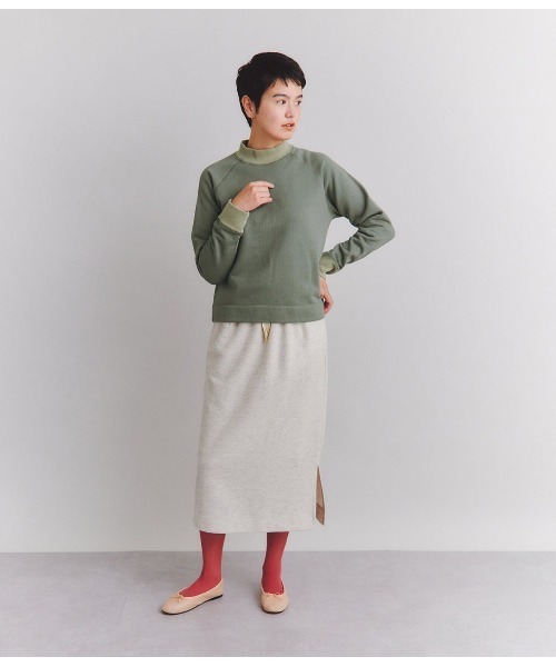 SIPULI tシャツ Vintage Grille Urake リブボトルネックプル
