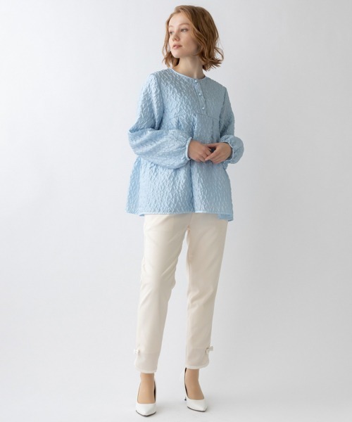 Sono ブラウス シャツ 「SONO/ソーノ」ハピネスジャカード
