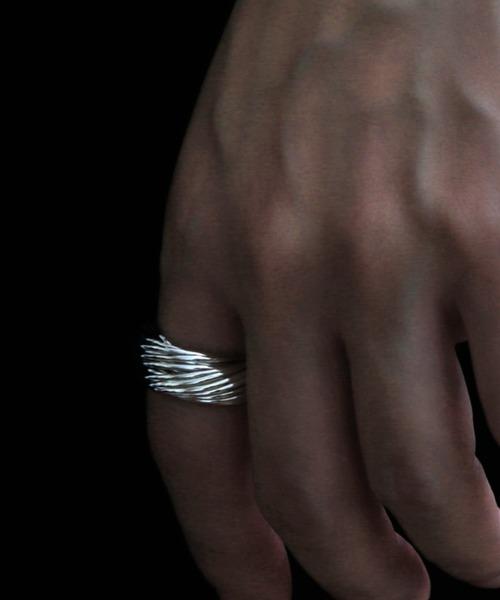 指輪 リング 「YArKA/ヤーカ」30layer  ring 「oas30」 / 30レイヤーリング メンズ レディースの画像