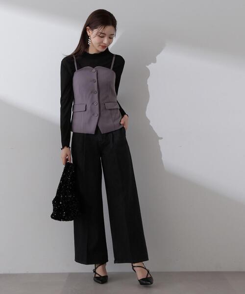 ベスト ジレ ２ＷＡＹベスト / 1214150207 レディース PROPORTION BODY DRESSING ベスト ジレ 2WAYベスト