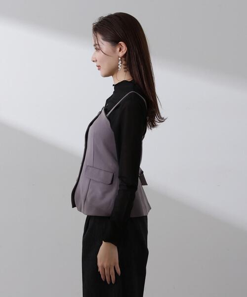 ベスト ジレ ２ＷＡＹベスト / 1214150207 レディース PROPORTION BODY DRESSING ベスト ジレ 2WAYベスト