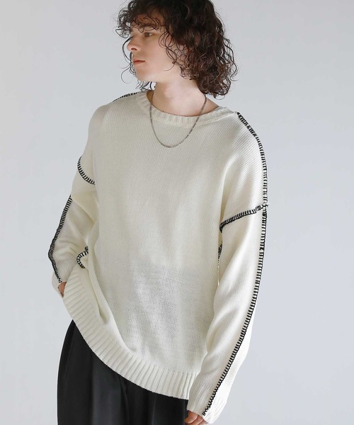 ASTRONOMY セーター ニット Buyer's Select/ビックシルエット配色