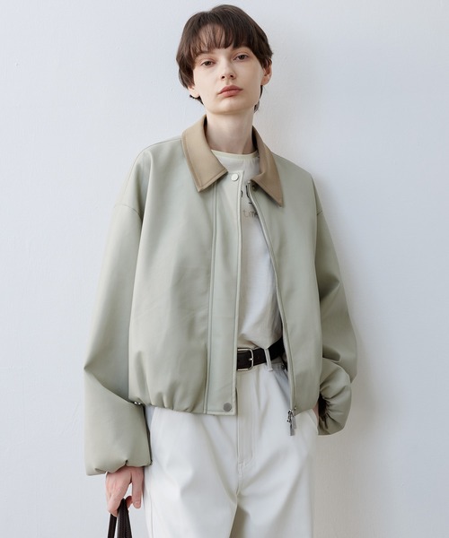 tageechita ブルゾン アウター 「tageechita」バルーンシルエット 配色