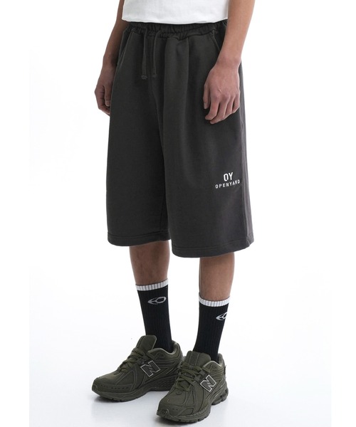 メンズ 「OY/オーワイ」 B.S LOGO HALF SWEAT PANTS/ロゴハーフスウェットパンツ｜zozo｜03