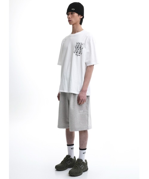 メンズ 「OY/オーワイ」 B.S LOGO HALF SWEAT PANTS/ロゴハーフスウェットパンツ｜zozo｜23