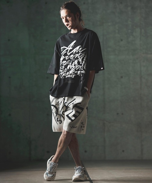 マーブル柄ショートパンツ GLIMCLAP パンツ mp12258- Jacquard texture shorts ショート