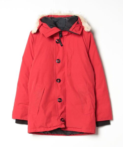 CANADA GOOSE」 ダウンジャケット SMALL レッド メンズ : 83003379 