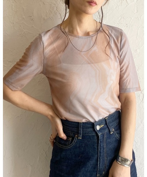 ☆美品　シーマリー cccmalie 半袖プリーツトップス☆ シーマリー cccmalie 美品 パフスリーブ半袖 ブラウス ピンク