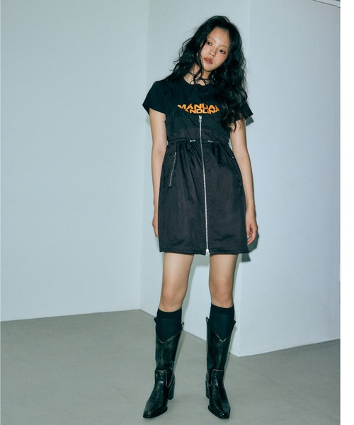 SLY ワンピース SHEER CAMI ZIP DRESS シアー キャミ ジップ