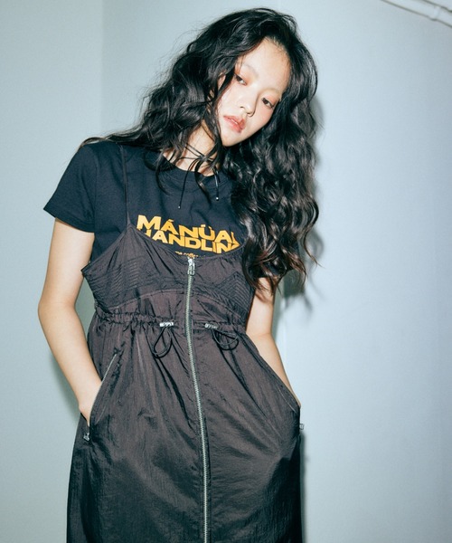 SLY（スライ） ワンピース SHEER CAMI ZIP DRESS シアー キャミ ジップ