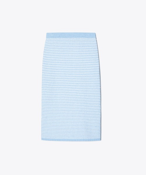 スカート ストライプステッチ コットン ミディスカート レディース  