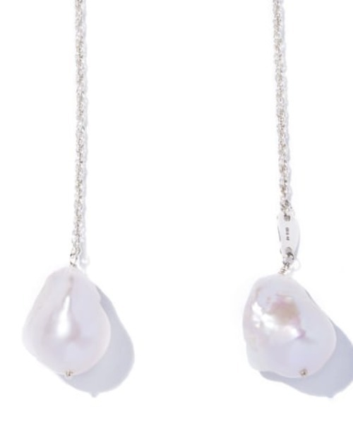 ネックレス 「IRIS47」 baroque pearl lariat necklce / バロック パール ラリエット ネックレス レディースの画像