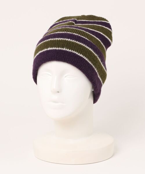 jouetie（ジュエティ） ニット帽 ニットキャップ マルチボーダー