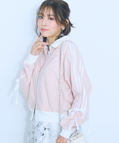 marun（マルン） ブルゾン アウター 「大きいサイズ」 リボンライン