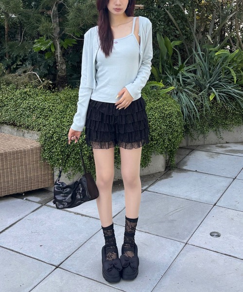 FOREVER21 カーディガン 「2024FW」ローズキャミセット