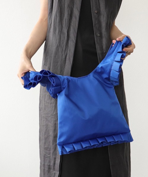 Three Four Time トートバッグ フリル2WAYエコBAG レディース