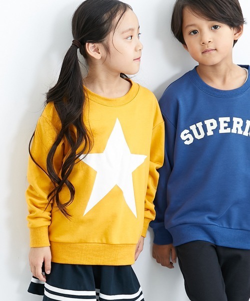 トレーナー ビッグシルエット スウェット プリントトレーナー キッズ