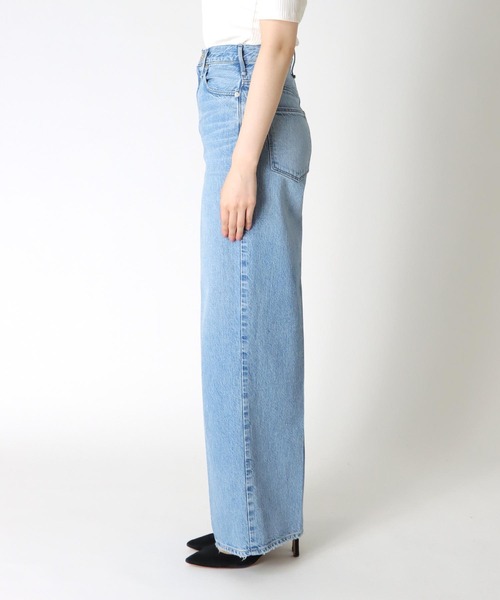 upper heights ワイドレッグデニム ライトブルー スピック＆スパン Spick & Span upper hights / アッパーハイツ