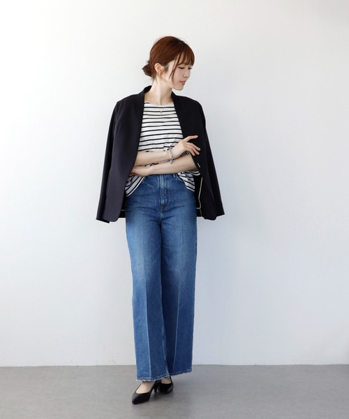 【美品✨upper hights✨25 L】ワイド ハイウエスト デニム パンツ upperhights ジーンズ デニム デニムパンツ 「別注」「upper
