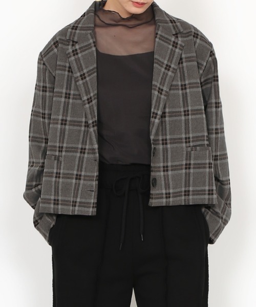 PUNYUS（プニュズ） ジャケット テーラードジャケット チェック