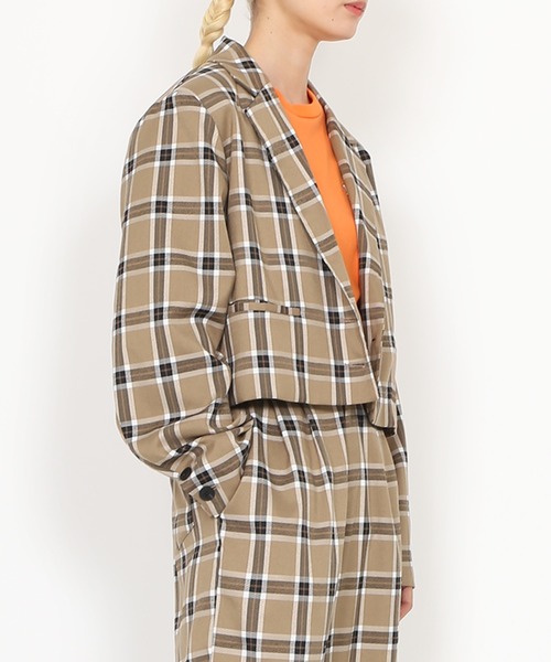 PUNYUS（プニュズ） ジャケット テーラードジャケット チェック