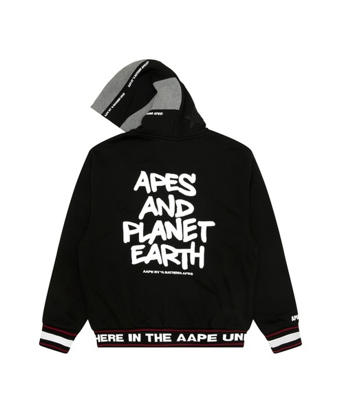 【美品】BAPE エイプ　ベイプ　モノグラム　プルオーバーパーカー　白黒 アベイシングエイプ パーカーのおすすめ人気商品一覧 通販