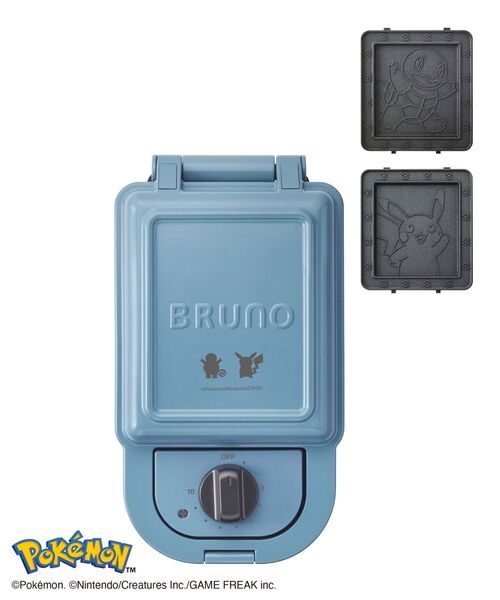 新品:未使用、BRUNO ポケモン ホットサンドメーカー 楽天市場】【P10倍】【公式】BRUNO ポケモン ホットサンド