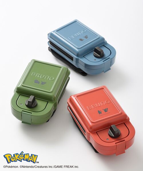 BRUNO ポケモン ホットサンドメーカー シングル : ZOZOTOWN