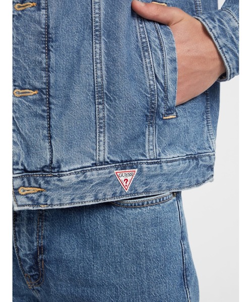 デニムジャケット gジャン GUESS JEANS Mens Oversize Trucker Jacket
