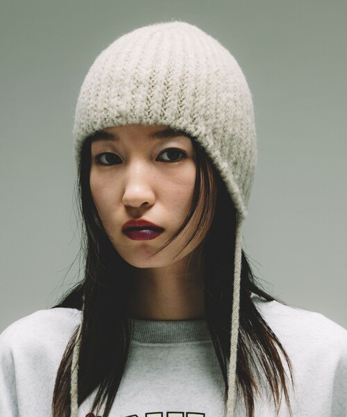 FEEL tour ニット帽 FREAK'S STORE ニット帽 ニットキャップ 耳付きビーニー
