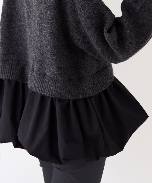 styling/（スタイリング）の「バルーンドッキングニットトップス