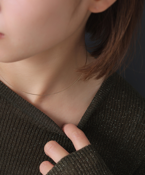 Lilas チョーカー narrow lineチョーカー K10 レディース : ZOZOTOWN