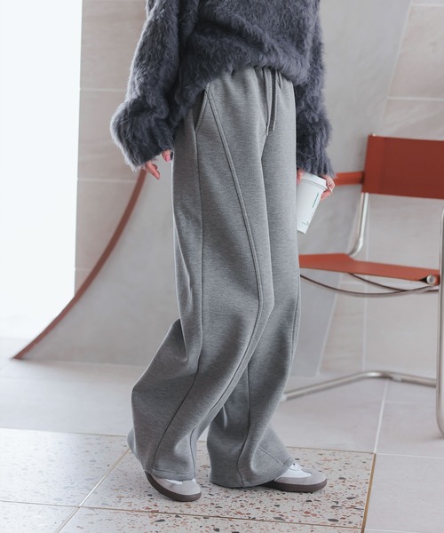 グニフニ♡スウェット解体レギンスパンツ KOBE LETTUCE（神戸レタス） スウェットパンツ ジャージ 裏ファー