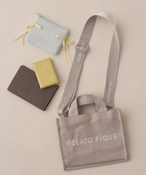 gelato pique ショルダーバッグ バッグ キャンバスロゴ