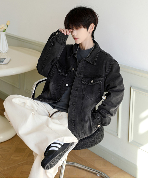 NEOS（KOKUYO） デニムジャケット gジャン 「neos」ルーズシルエット