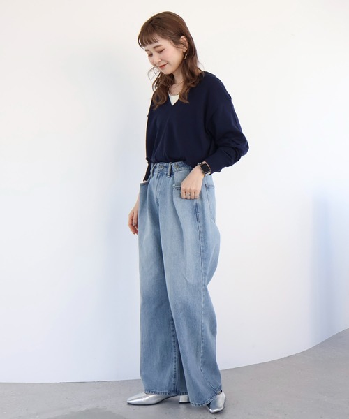 AMERICAN HOLIC ニット セーター Vネックニットプルオーバー