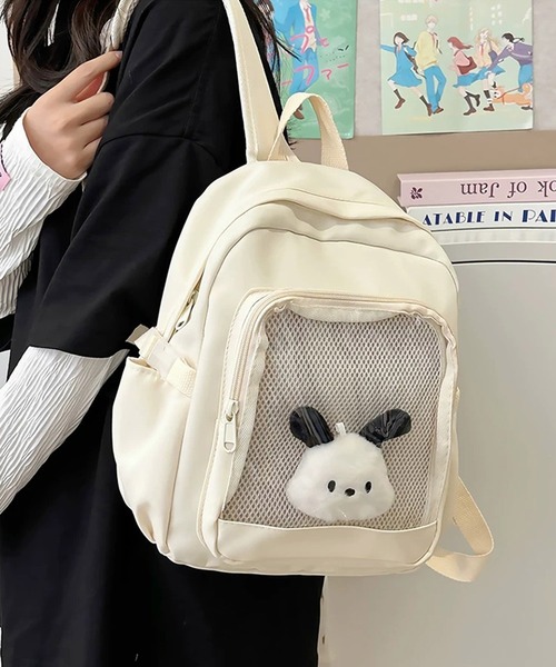shopnikoniko デイバック リュック 痛バ 痛バッグ 推し活 クリア