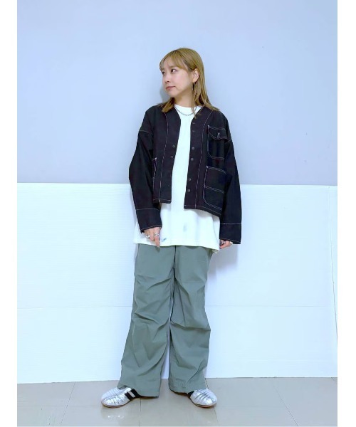 niko and… パンツ 2WAYパラシュートパンツ レディース