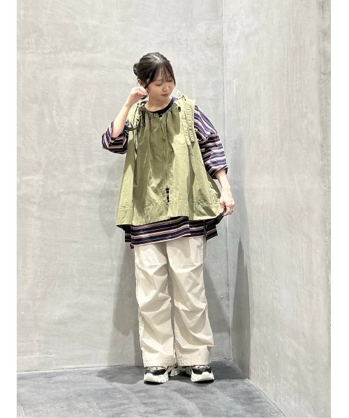 にこ niko and… パンツ 2WAYパラシュートパンツ レディース