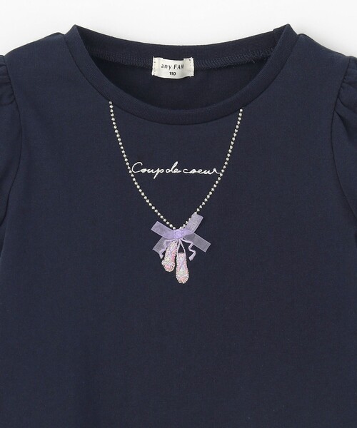 ANY（エニィ） tシャツ ネックレス モチーフ Tシャツ キッズ 子供服