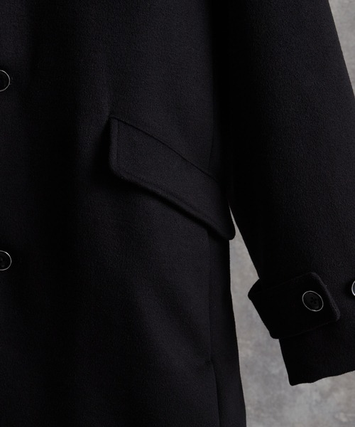 「ADRER」 ステンカラーコート MEDIUM ブラウン メンズ_画像8