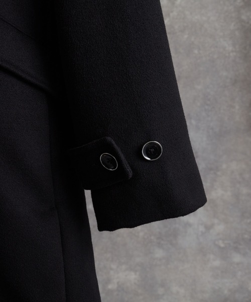 「ADRER」 ステンカラーコート MEDIUM ブラウン メンズ_画像9