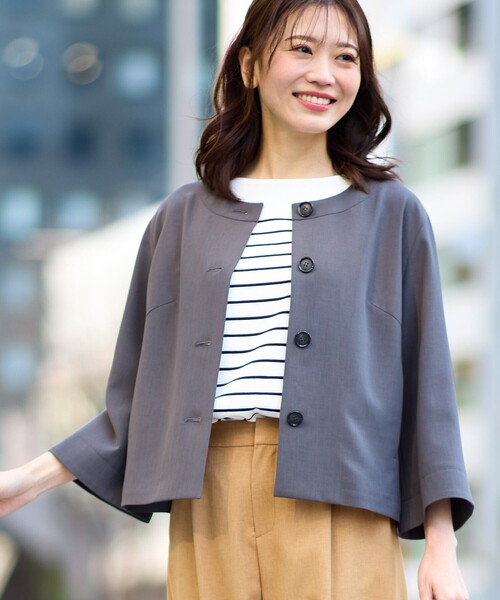 tシャツ 「夏SALE／UVカット／接触冷感／洗える」パネルボーダープルオーバー レディース Reflect tシャツ 「夏SALE／UVカット／接触冷感／洗える」パネル