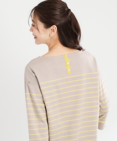 tシャツ 「夏SALE／UVカット／接触冷感／洗える」パネルボーダープルオーバー レディース Reflect tシャツ 「夏SALE／UVカット／接触冷感／洗える」パネル