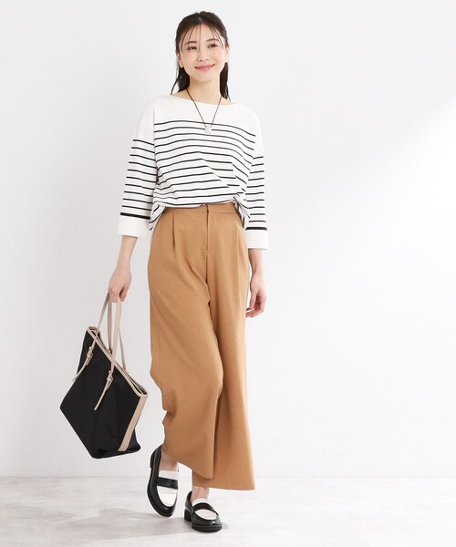 tシャツ 「夏SALE／UVカット／接触冷感／洗える」パネルボーダープルオーバー レディース Reflect tシャツ 「夏SALE／UVカット／接触冷感／洗える」パネル
