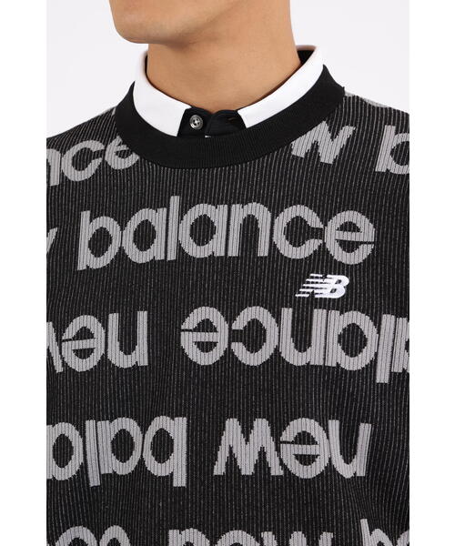 new balance golf - ニューバランスゴルフ ボーダーニット New Balance Golf セーター ニット 「new balance golf」ロゴ