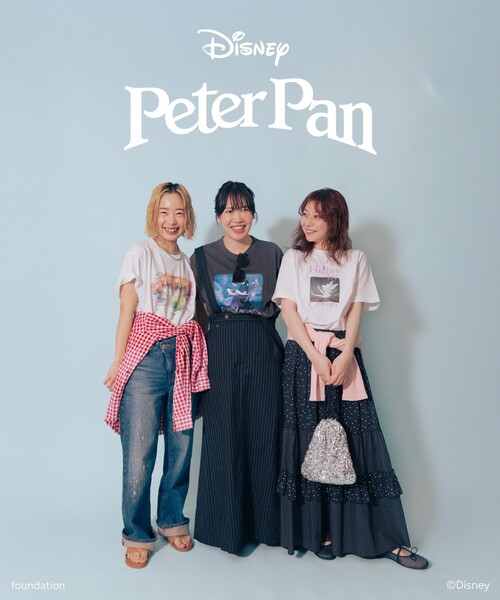 tシャツ 「DISNEY Peter Pan」 プリントTシャツ/ディズニー/ピーター・パン/Tシャツ/ティンカーベル レディース FREAK'S STORE tシャツ 「DISNEY Peter Pan」 プリントTシャツ