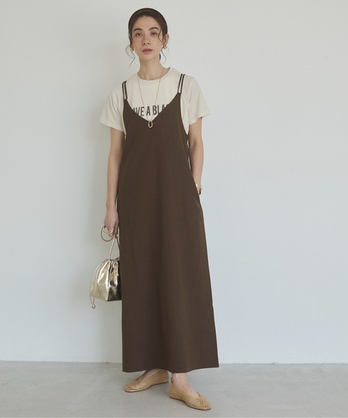 ANGIE ワンピース 夏 ロング キャミ ワンピース : ZOZOTOWN Yahoo!店
