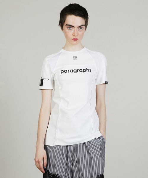 PRANK PROJECT シースルー ショート丈　半袖シャツ ウエストロゴ PRANK PROJECT paragraphsロゴチュニック / Paragraphs Logo