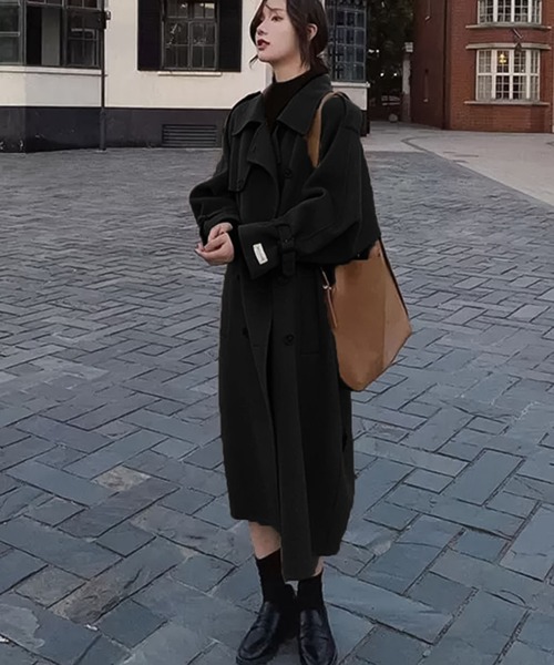 「Doula Doula」 コート L カーキ レディース_画像6